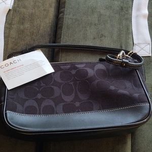 Coach signature handbag